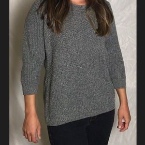 DKNY grey and silver knit sweater (S)